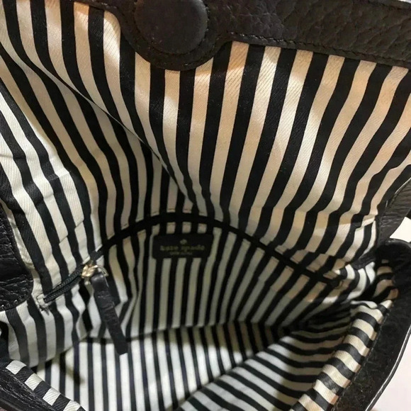 Kate spade black pebbled leather satchel handbag - Picture 6 of 15